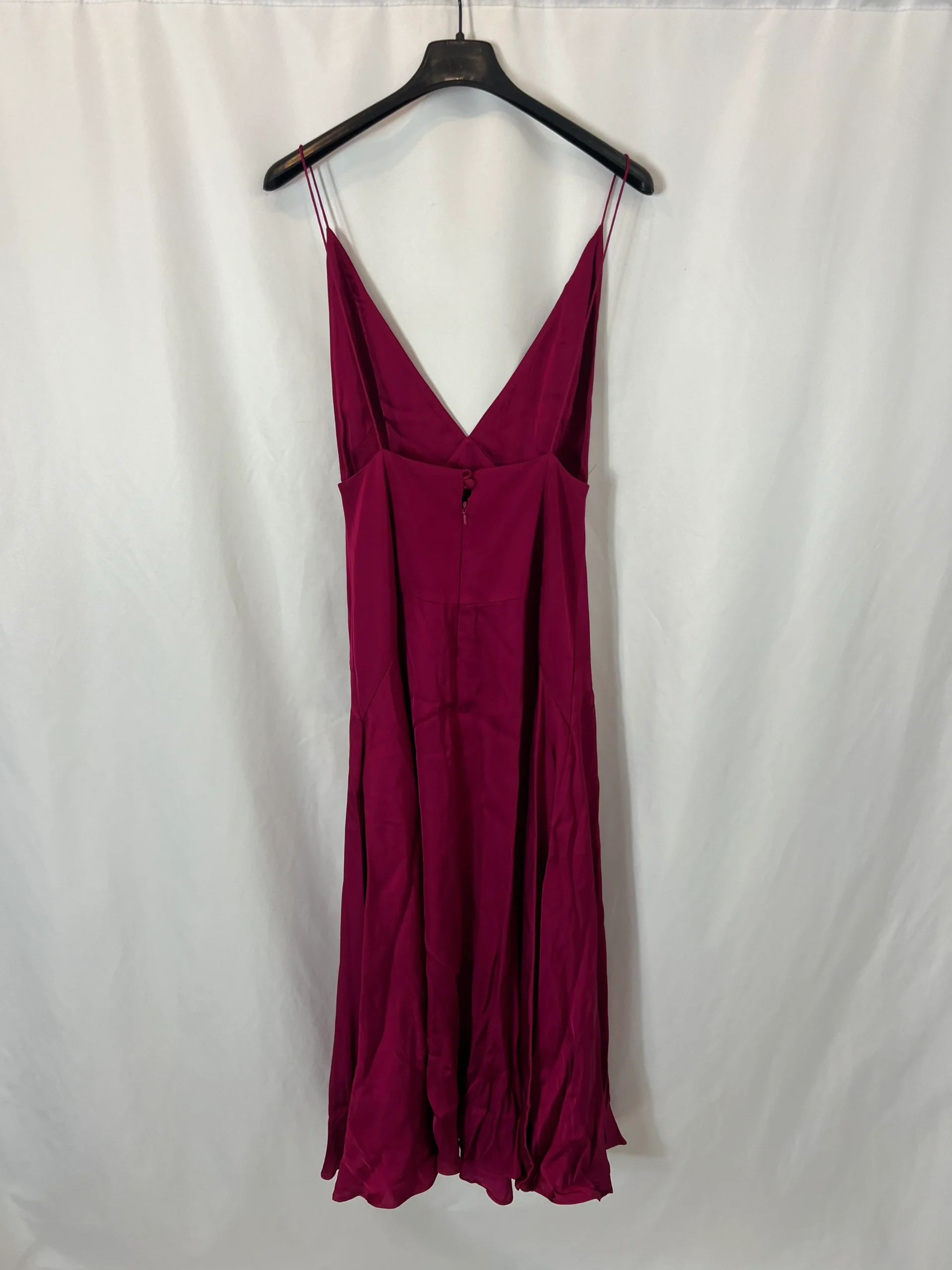 ASOS. Vestido midi buganvilla aperturas. T 36 (tara) - Imagen 7
