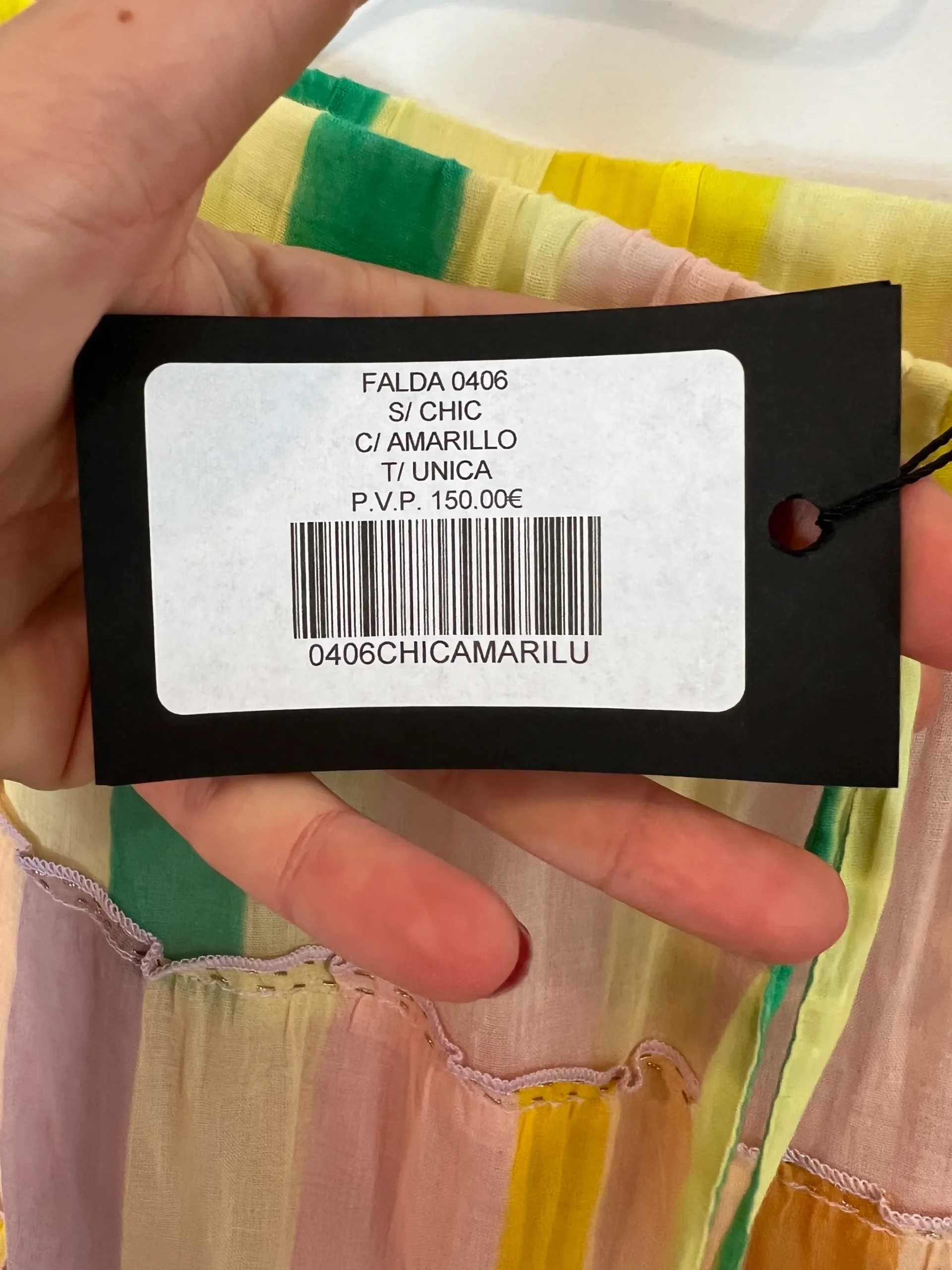 UMO. Falda larga colores. T U( s/m) - Imagen 5