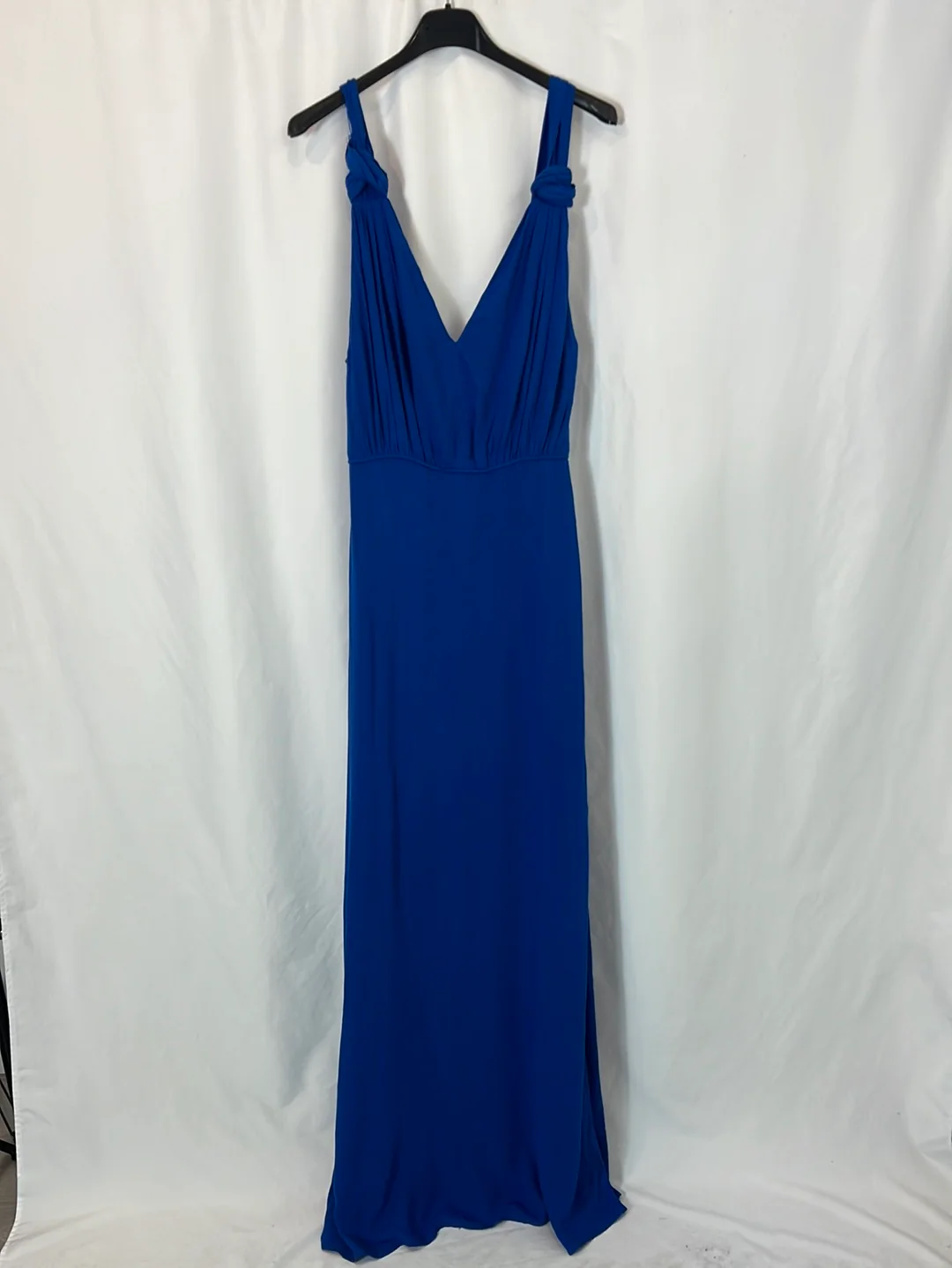 MANGO. Vestido largo azul klein. T L - Imagen 2