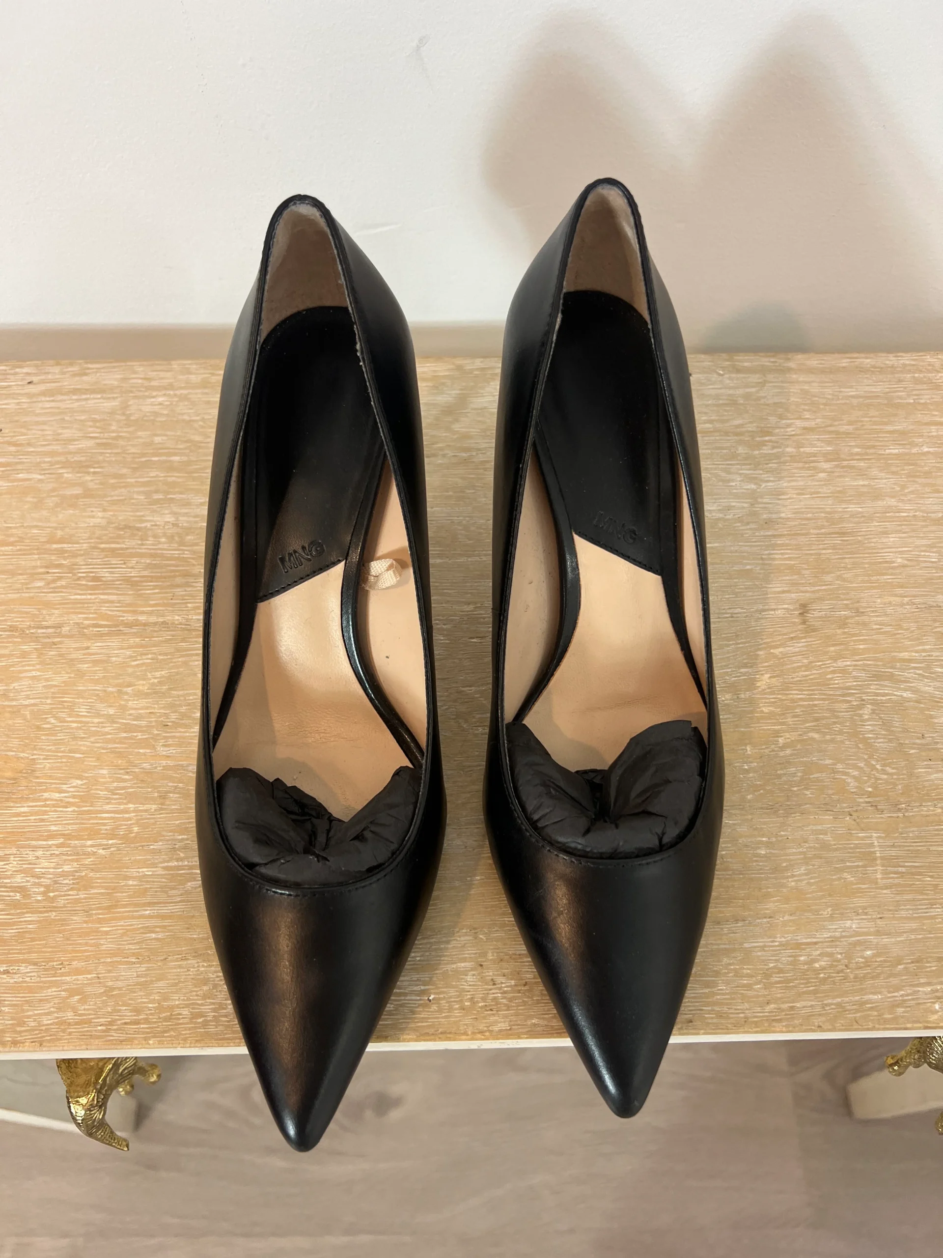 MANGO. Zapatos negro de vestir T.37 - Imagen 3