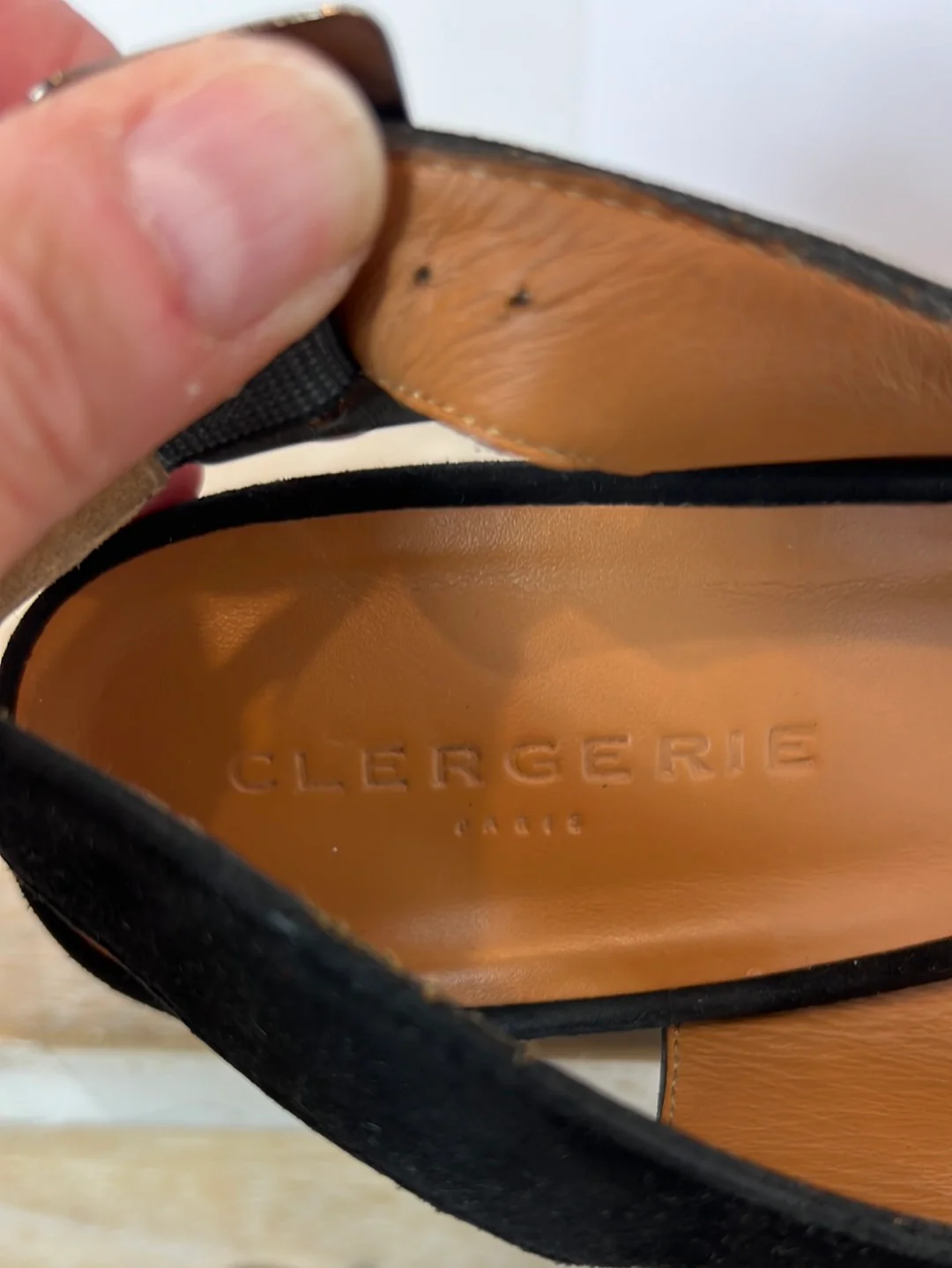 CLERGERIE. Sandalias plataforma negros T.39 - Imagen 6
