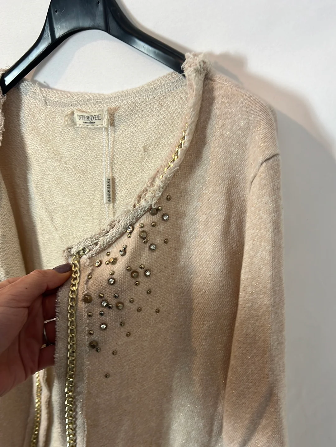 INTERDEE. Chaqueta rosa cadena TU(L) - Imagen 2