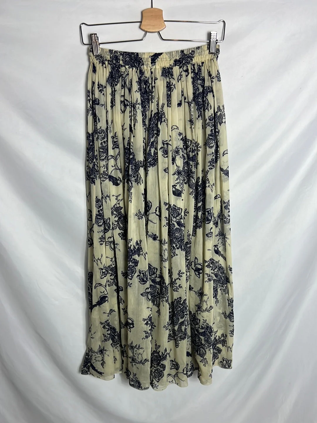 FORTE FORTE. Falda midi vuelo estampada. T 0(xs/s) - Imagen 5