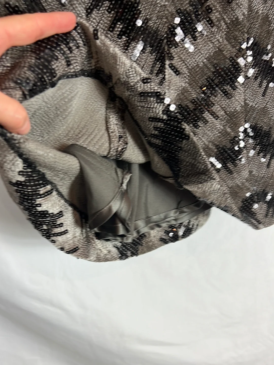 DIANE VON FURSTENBERG. Falda midi seda y lentejuelas . T 36 - Imagen 6