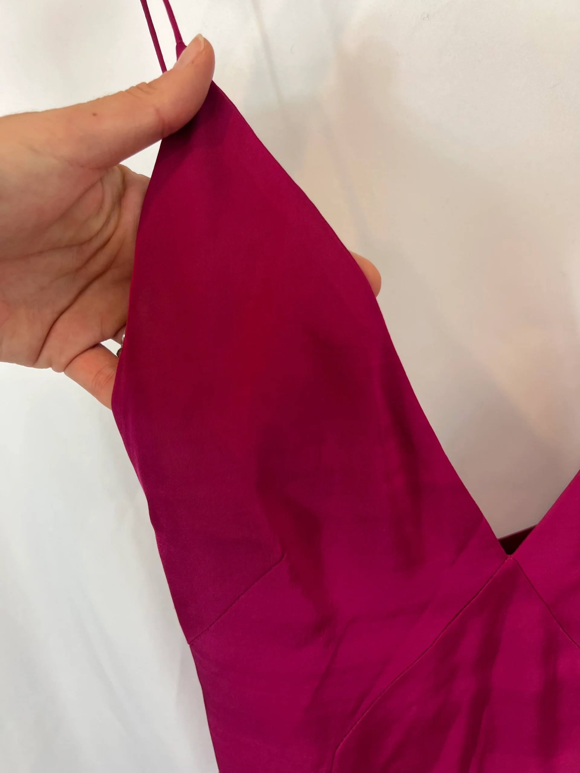 ASOS. Vestido midi buganvilla aperturas. T 36 (tara) - Imagen 6