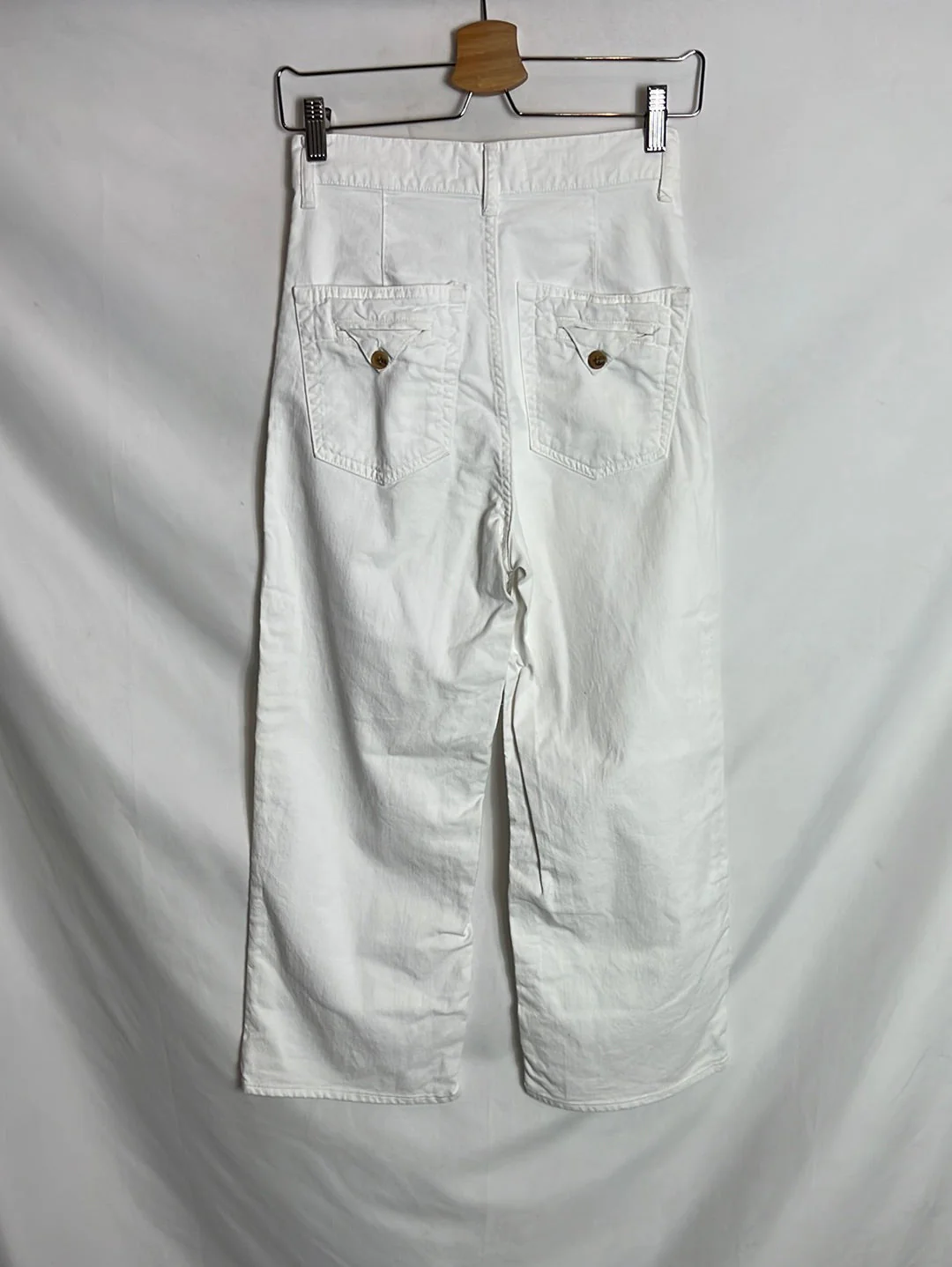 SCALPERS. Pantalón blanco culotte. T 36 - Imagen 5