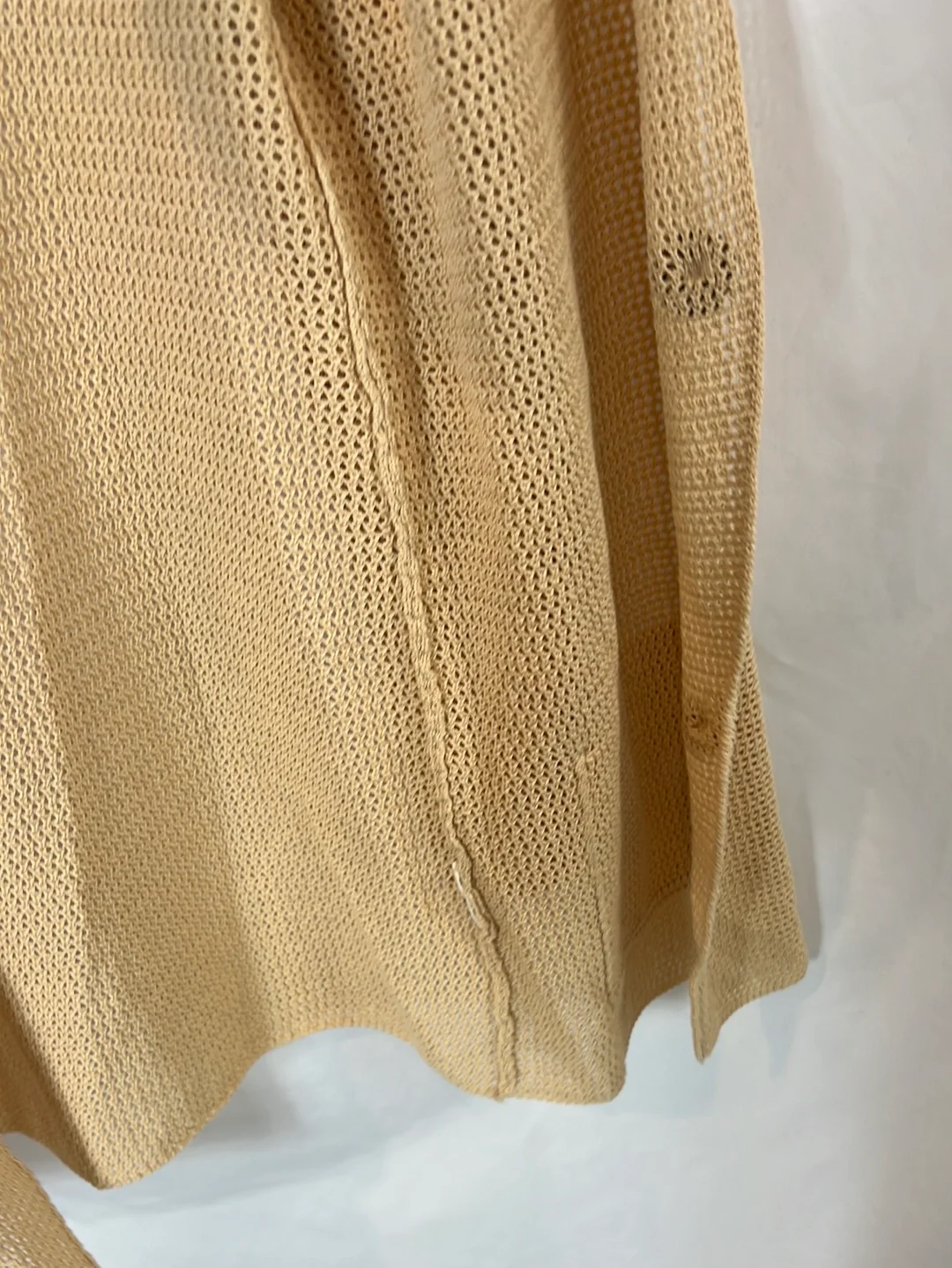 FALCONERI. Chaqueta beige troquelada. T S/M - Imagen 5