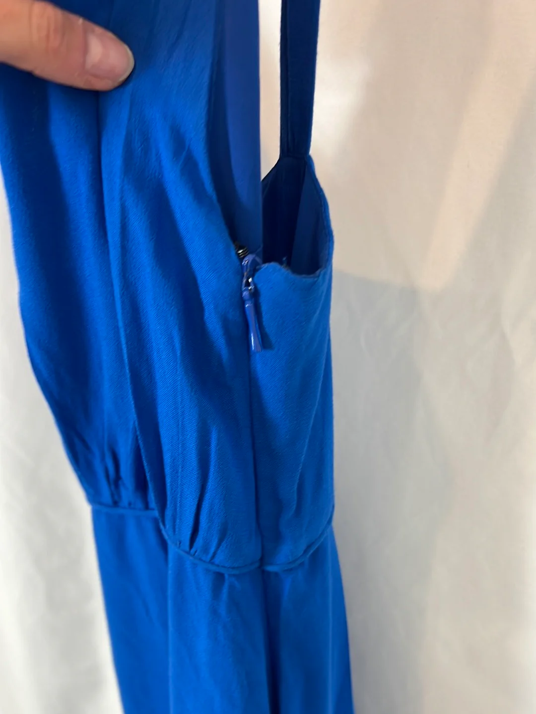 MANGO. Vestido largo azul klein. T L - Imagen 4
