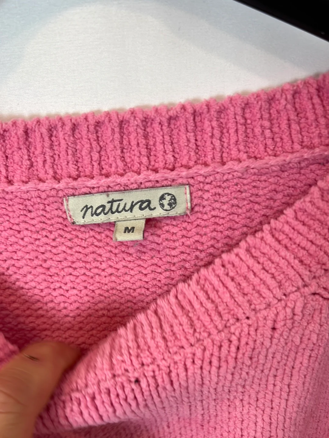 NATURA. Jersey rosa textura T.m - Imagen 3