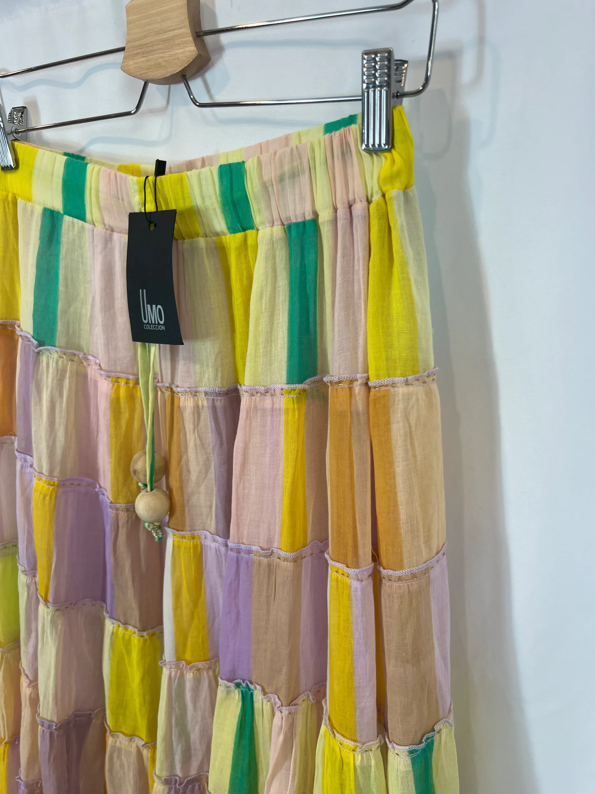 UMO. Falda larga colores. T U( s/m) - Imagen 3