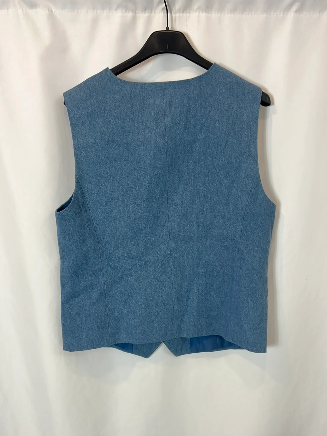 CORTEFIEL. T.Chaleco denim botones s - Imagen 4