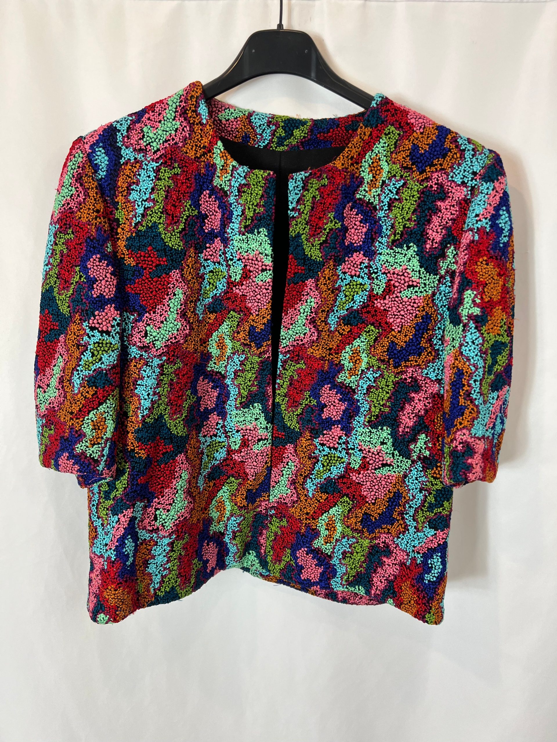 OTRAS. Chaqueta bordada colores. T S/M - Imagen 2