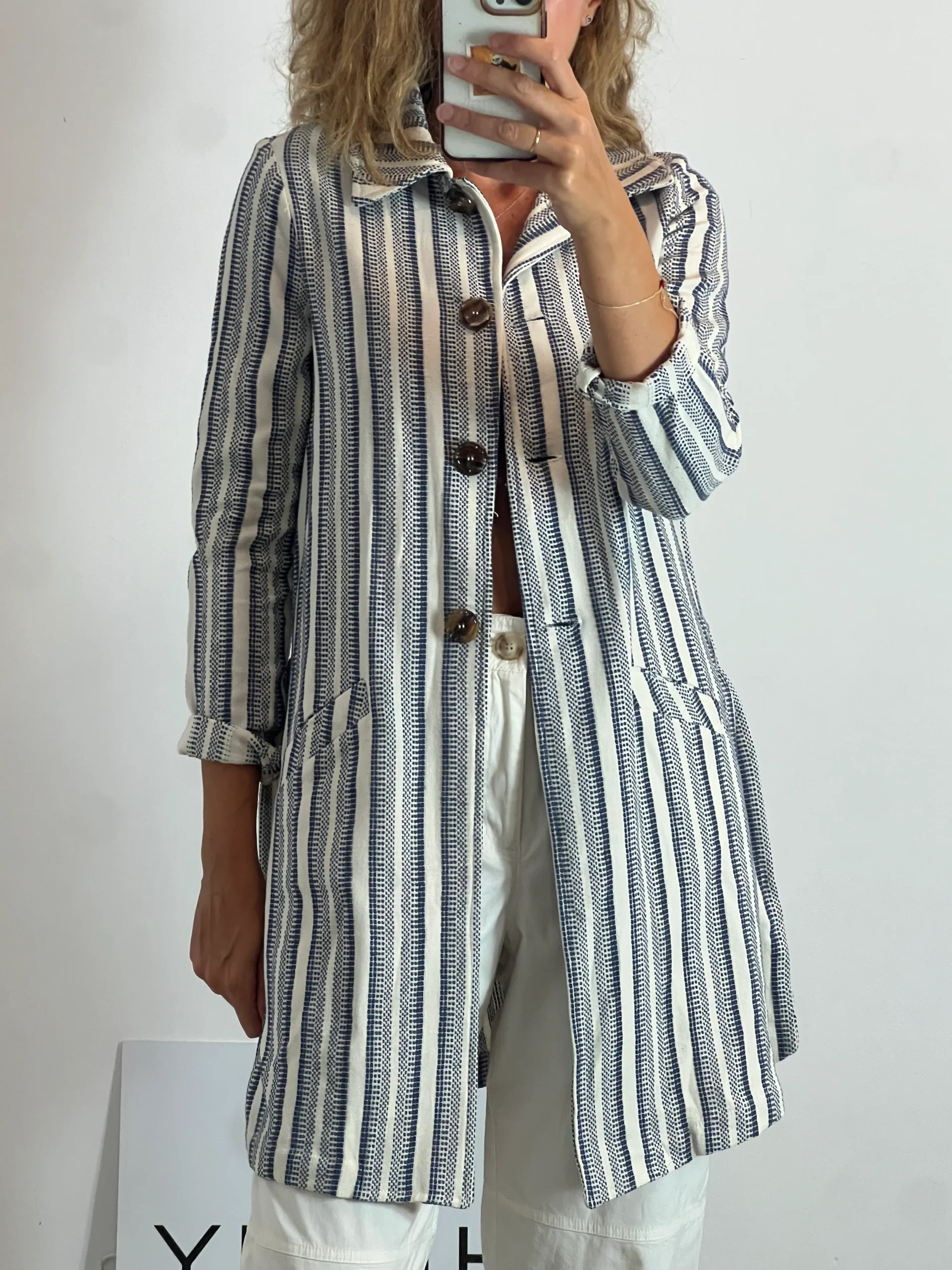 TRIANA BY C. Chaqueta larga bordada. T S - Imagen 6