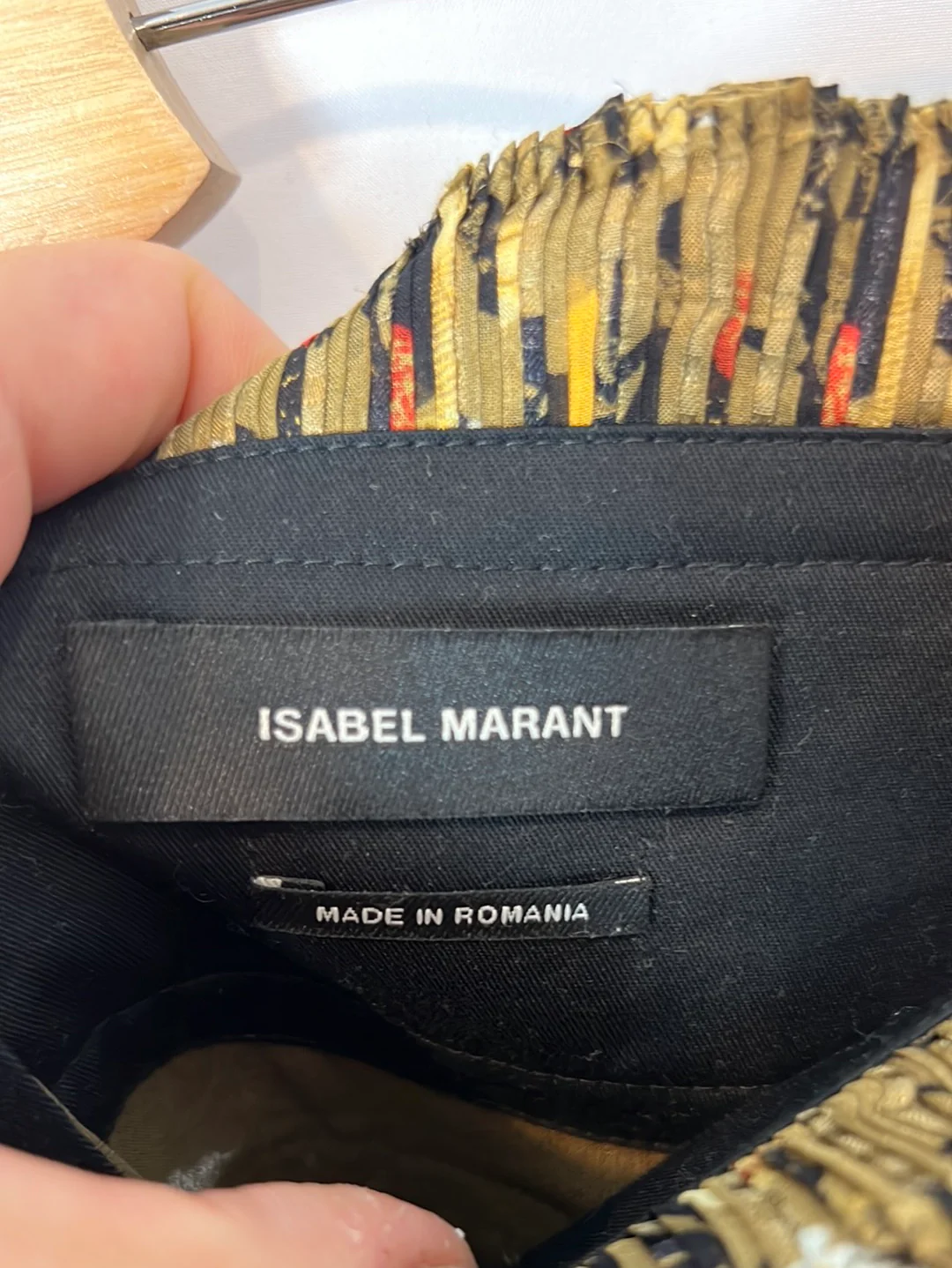 ISABEL MARANT. Falda estampada plisada seda. T 38 - Imagen 4