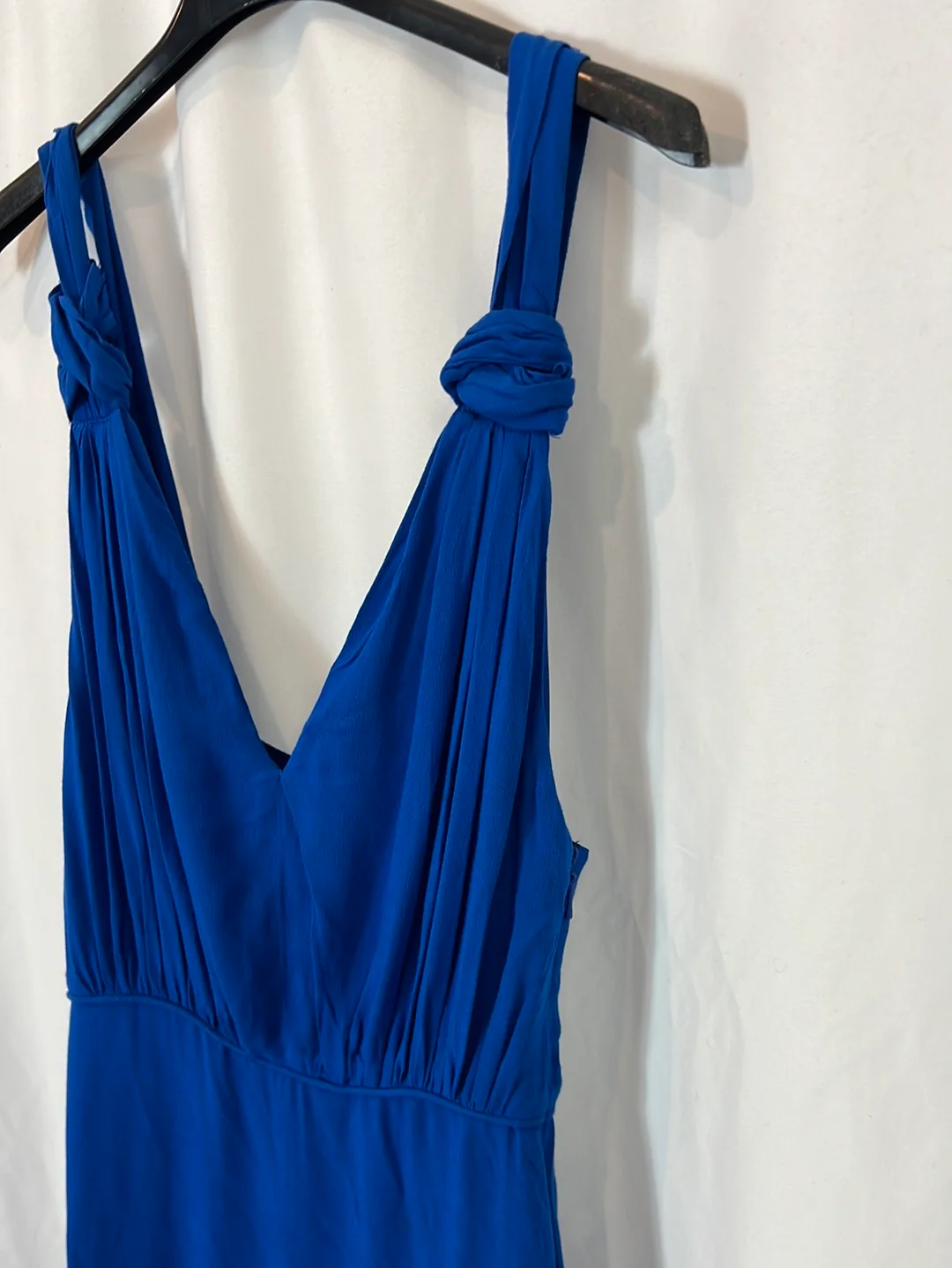 MANGO. Vestido largo azul klein. T L - Imagen 3