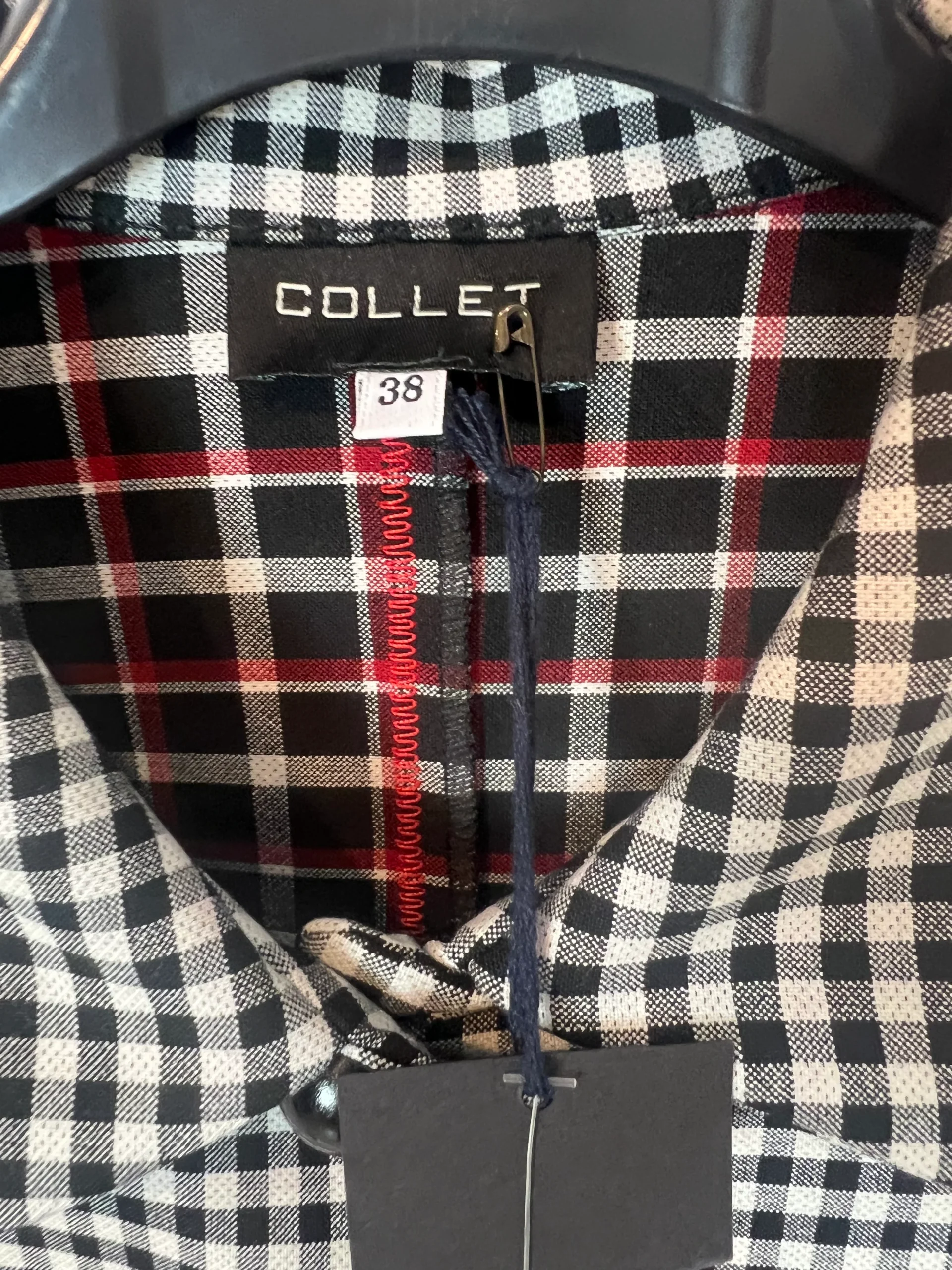 COLLECT. Chaqueta cuadros detalle bolsillos. T 38 - Imagen 4