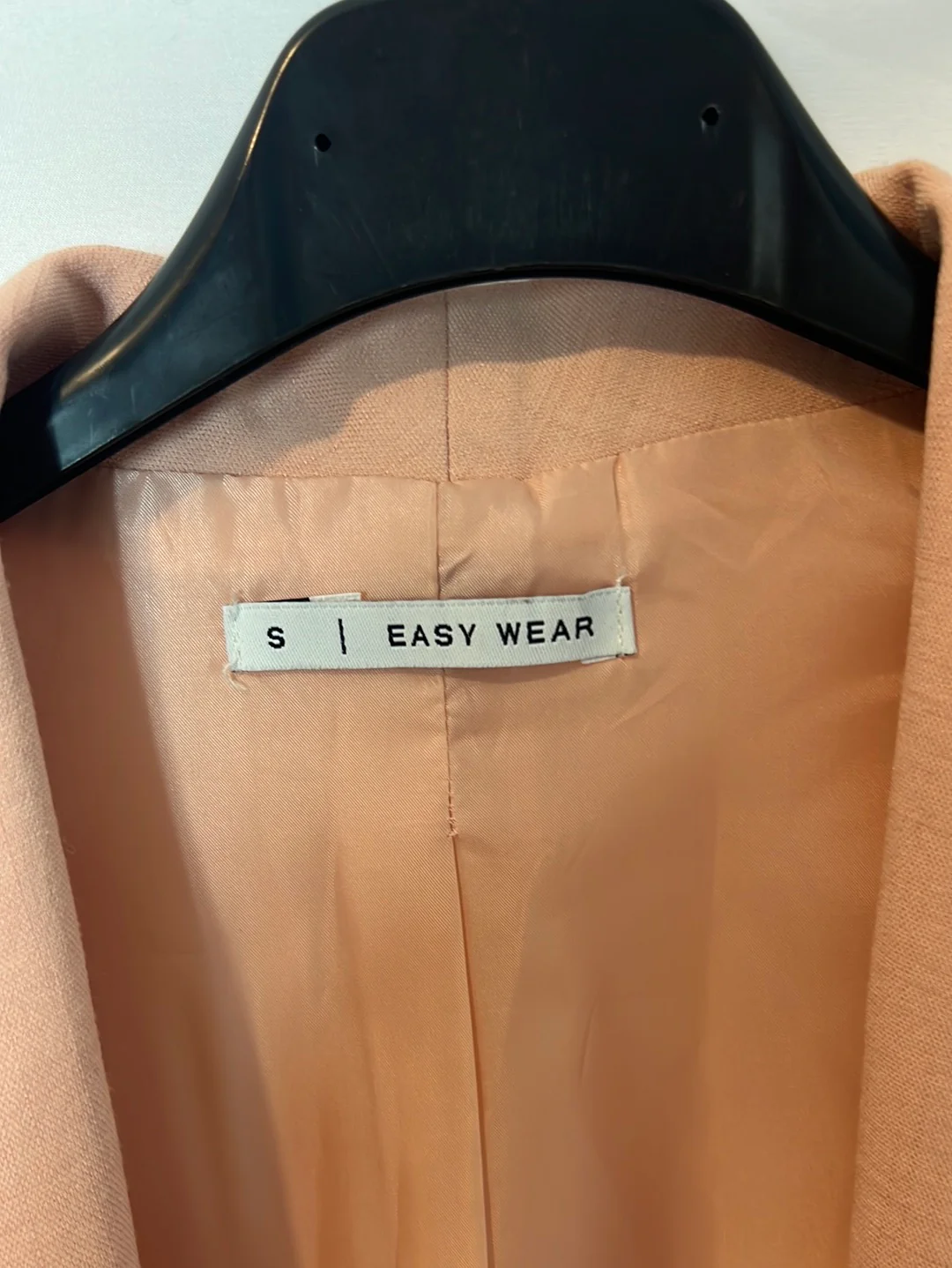 EASY WEAR. Blazer rosa claro fluida. T S - Imagen 8
