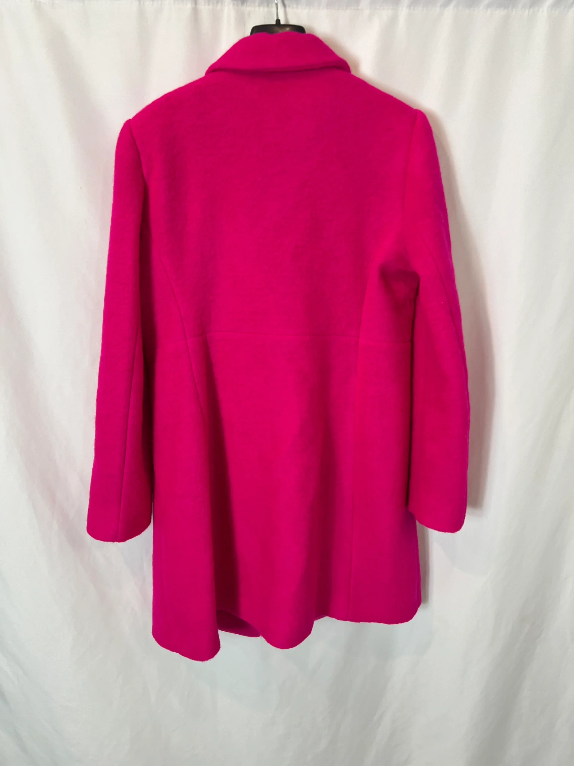 VILAGALLO. Abrigo lana fucsia. T 40 - Imagen 7