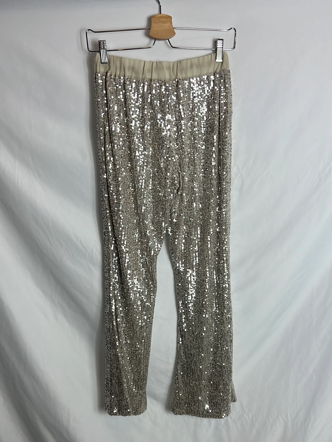 CARLOTA & CO. Pantalón mini lentejuelas fluido. TU (M) - Imagen 4