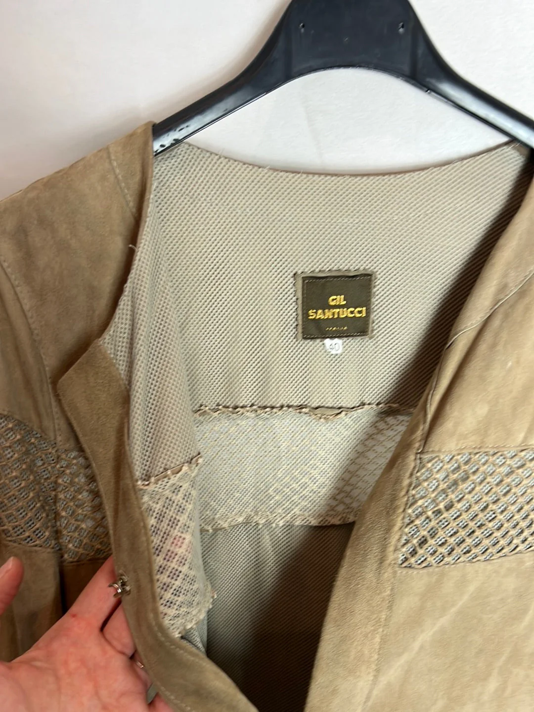 GIL SANTUCCI. Chaqueta doble textura T.40(s) - Imagen 7