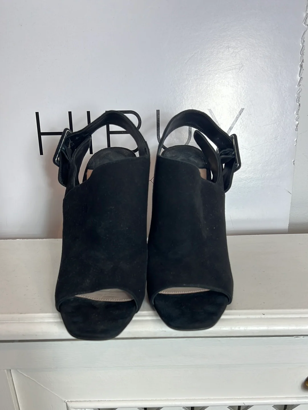 UTERQÜE. Sandalias negras cubiertas. T 41 - Imagen 2