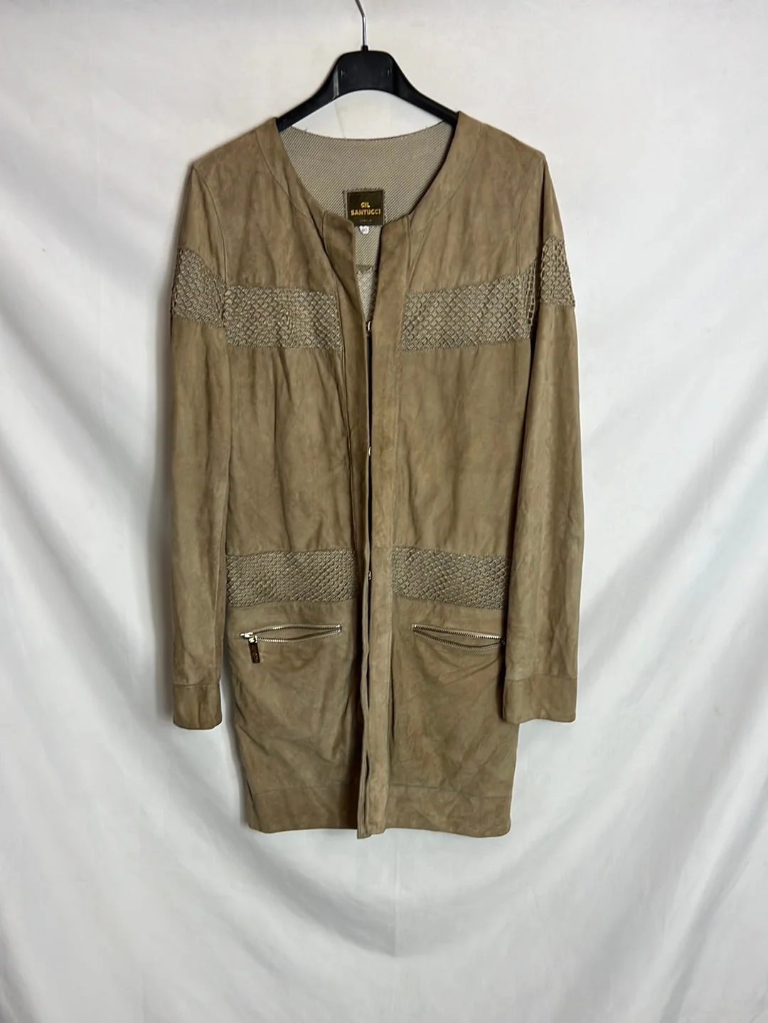 GIL SANTUCCI. Chaqueta doble textura T.40(s) - Imagen 2