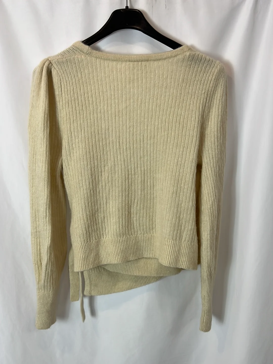 VILA. Jersey canalé beige T.s - Imagen 5