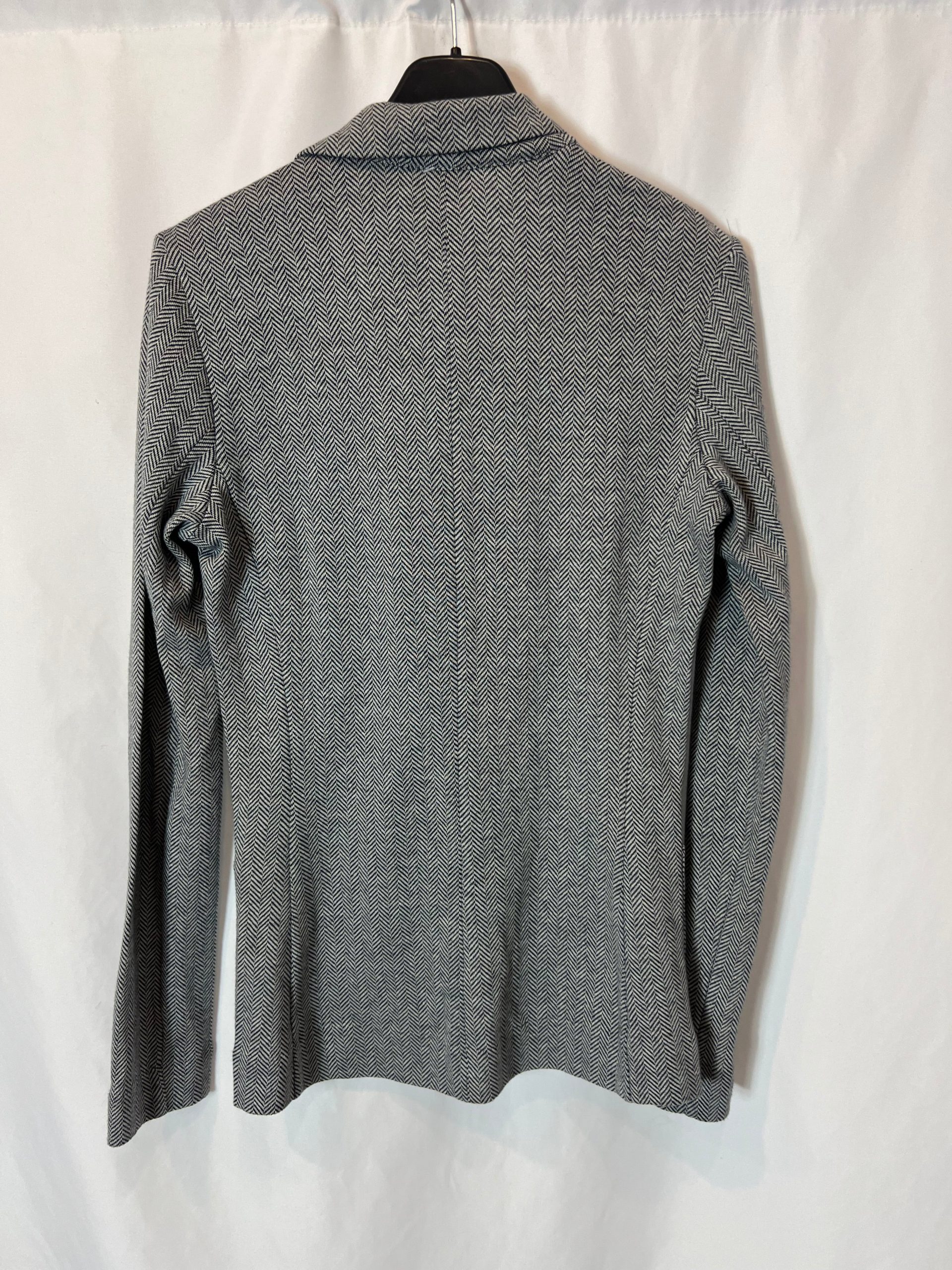 MAJESTIC FILALTURES. Blazer gris espiga T.1S - Imagen 6