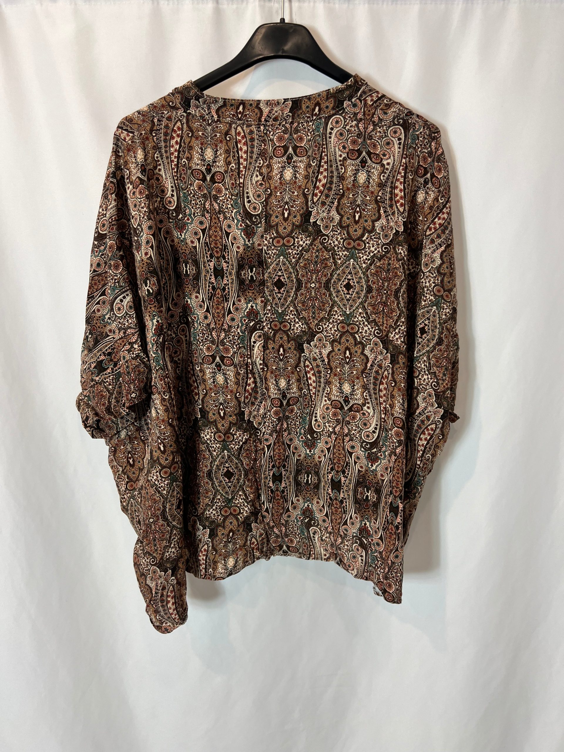 OTRAS. Blusas estampados marrones TU(M) - Imagen 4