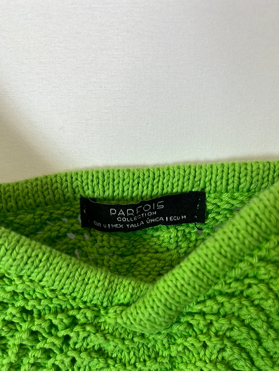 PARFOIS. total look verde croché T.u(m) - Imagen 3