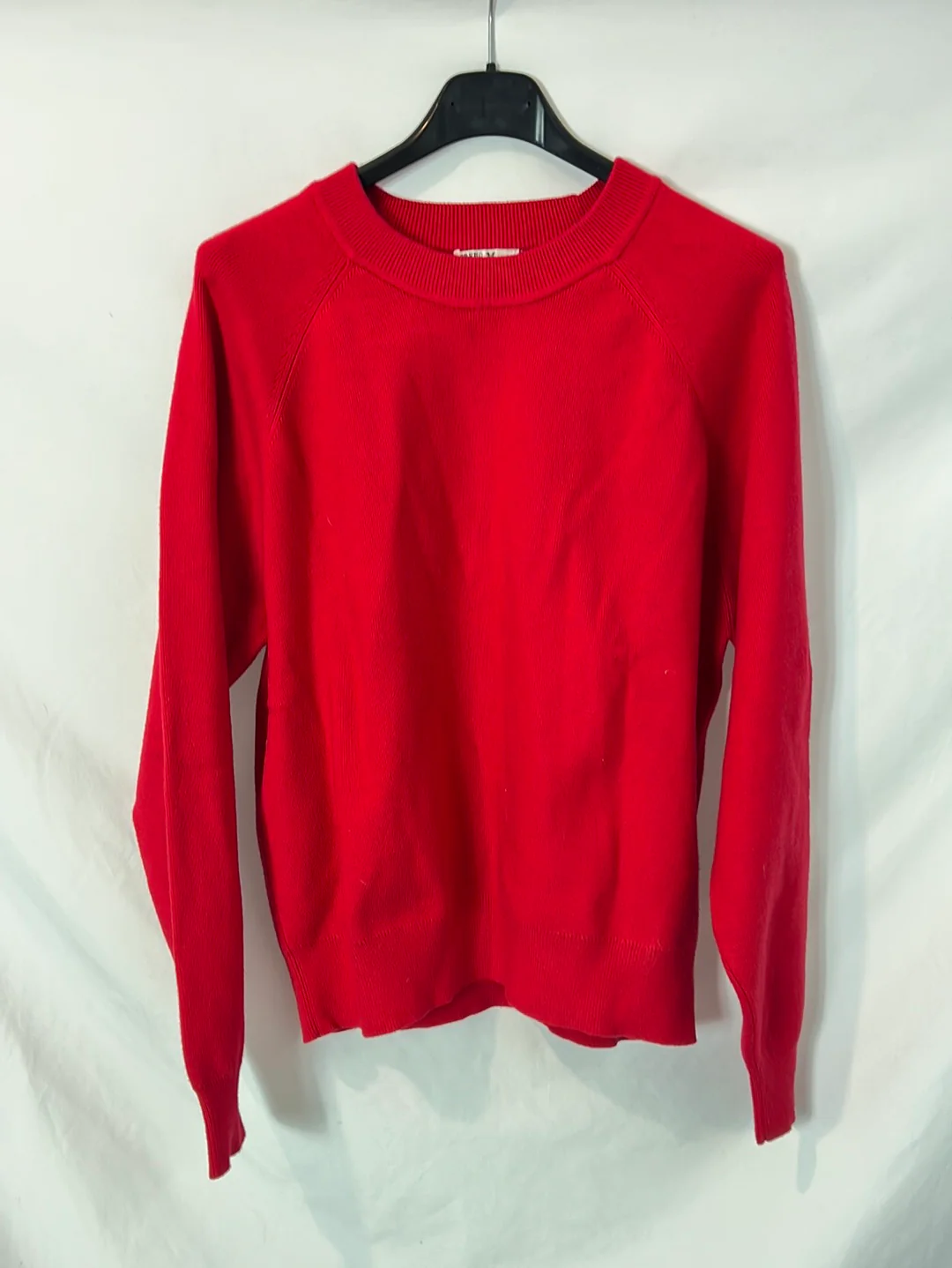 ORFEO. Jersey rojo cuello redondo. T M - Imagen 2