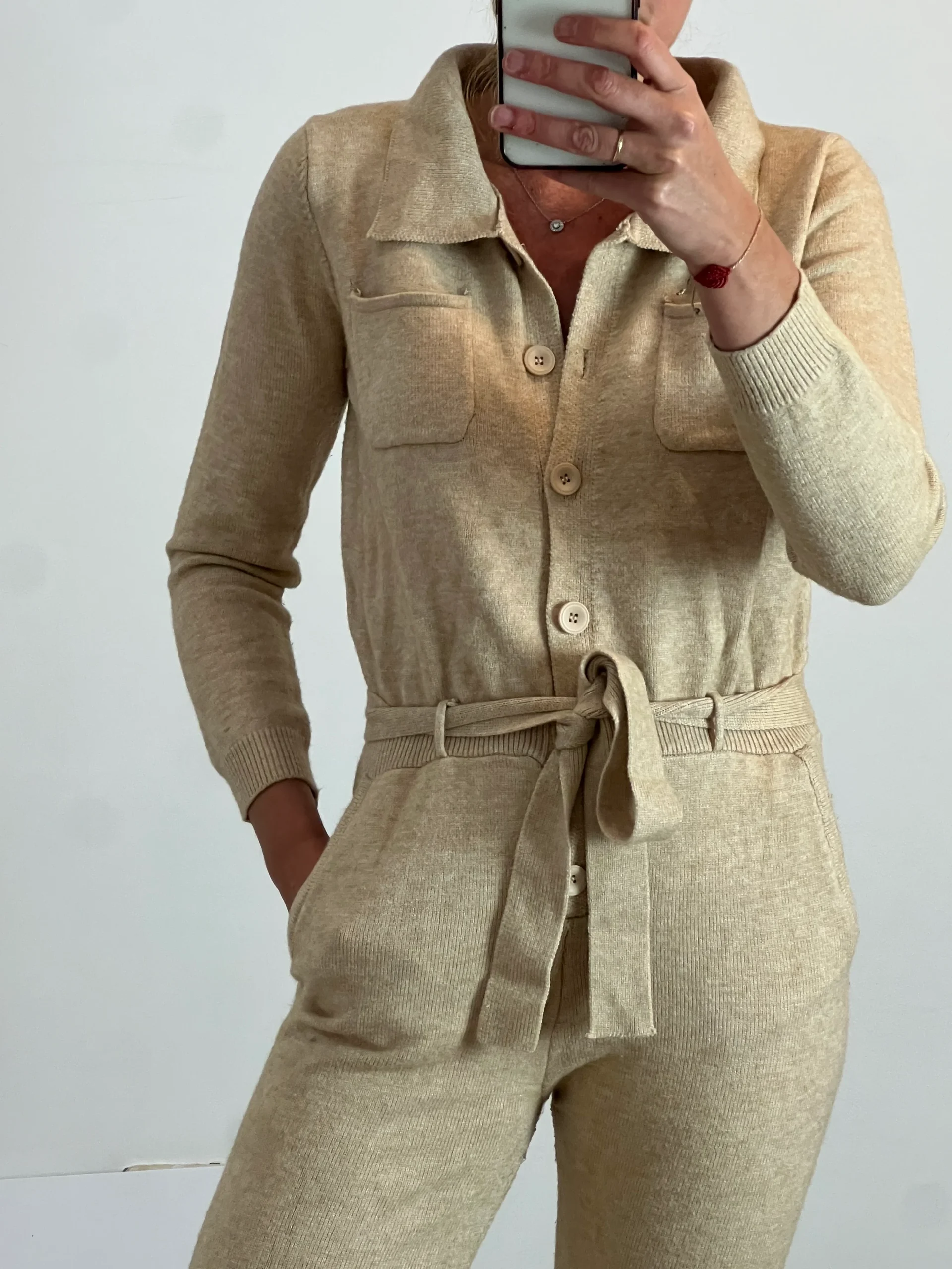 OTRAS. Mono punto beige Tu(s/m) - Imagen 2