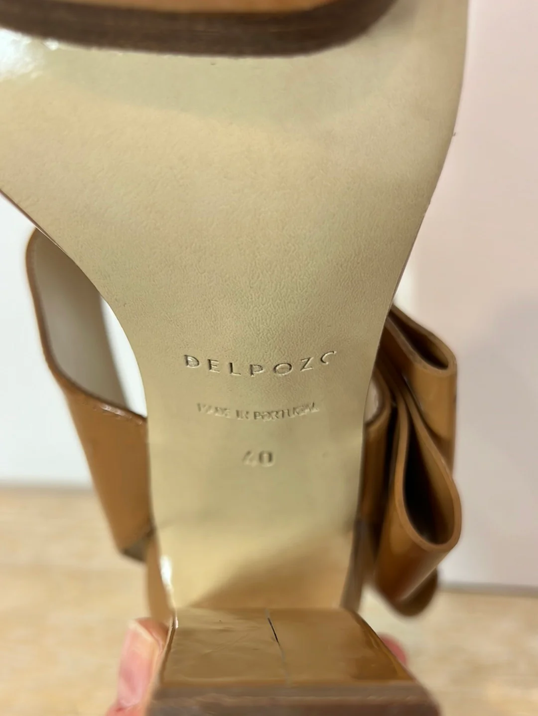 DEL POZO. Sandalias lazada marrón T.40 (Tara) - Imagen 8