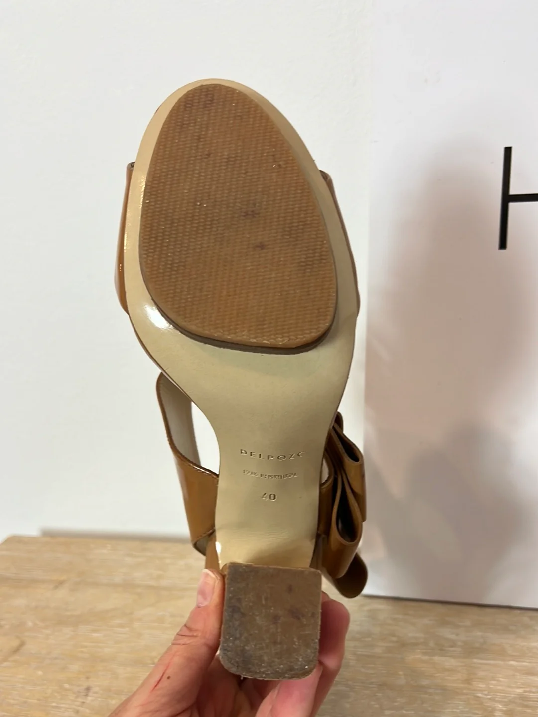 DEL POZO. Sandalias lazada marrón T.40 (Tara) - Imagen 7