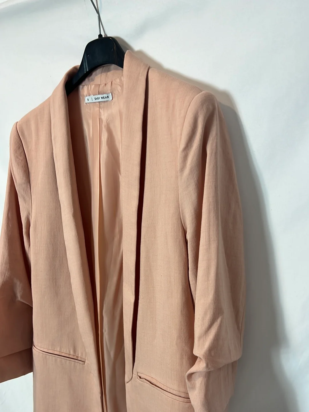 EASY WEAR. Blazer rosa claro fluida. T S - Imagen 7