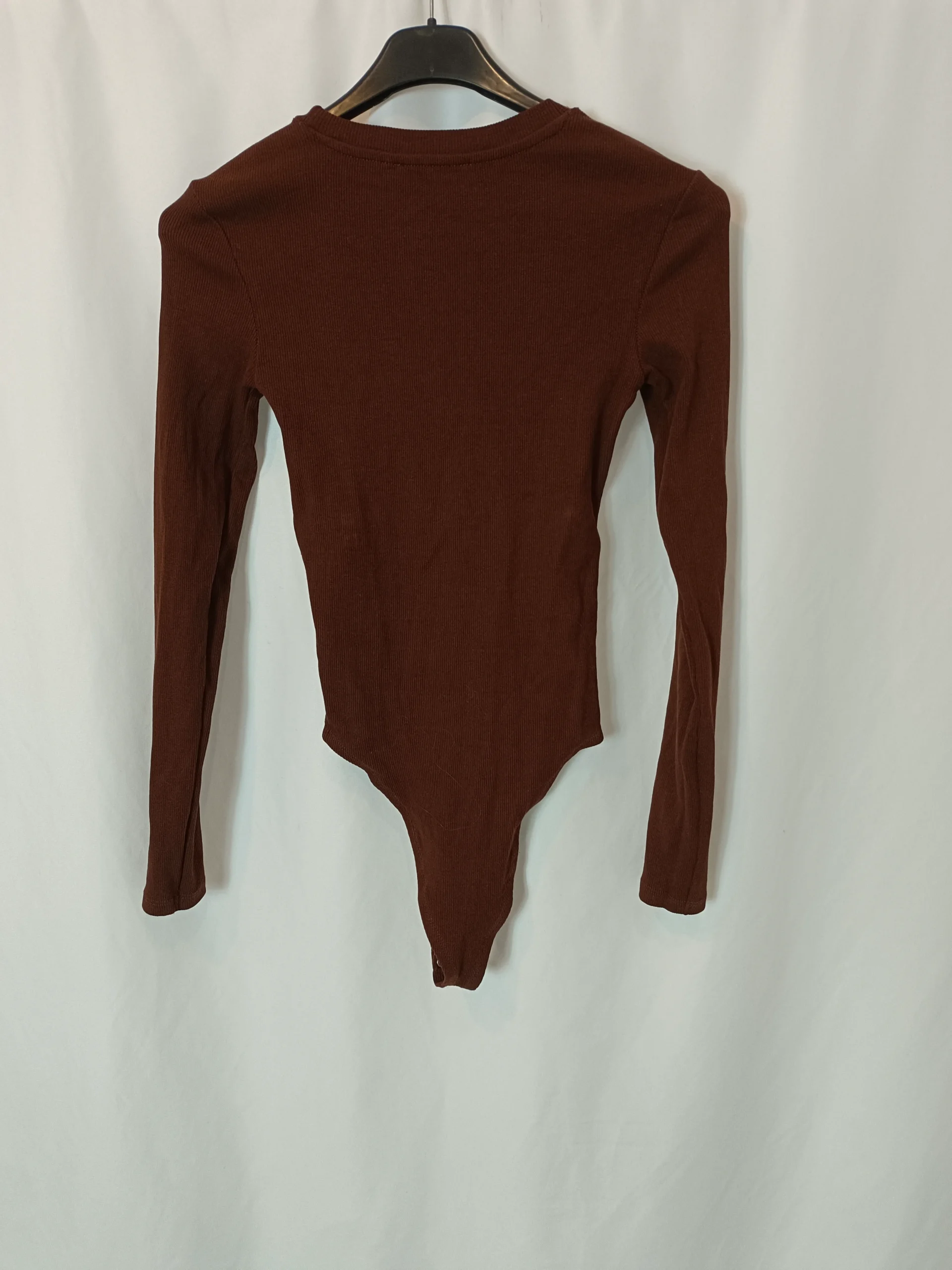 ZARA. Body marrón elástico. T S - Imagen 3