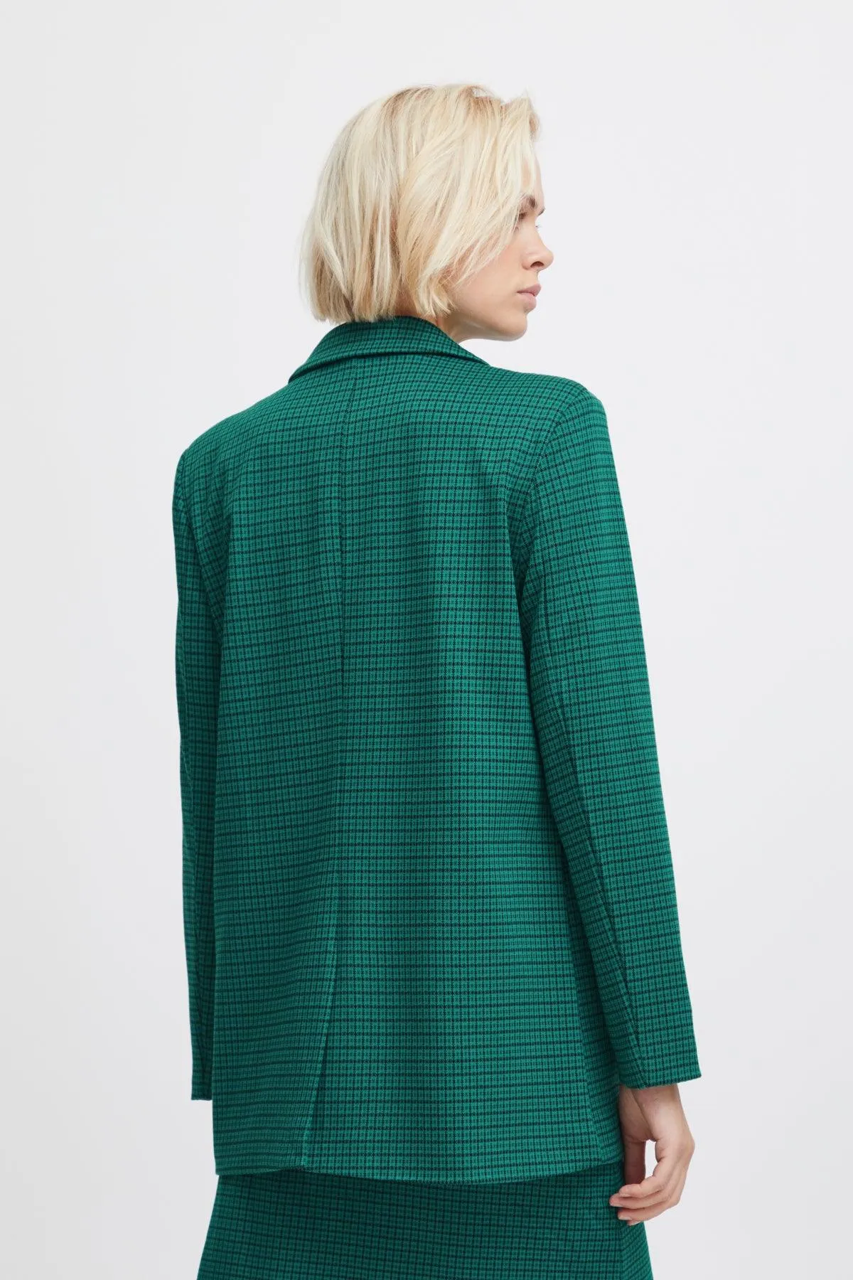 Blazer ICHI Kate Oversize Cameleon Cadmium Green - Imagen 7