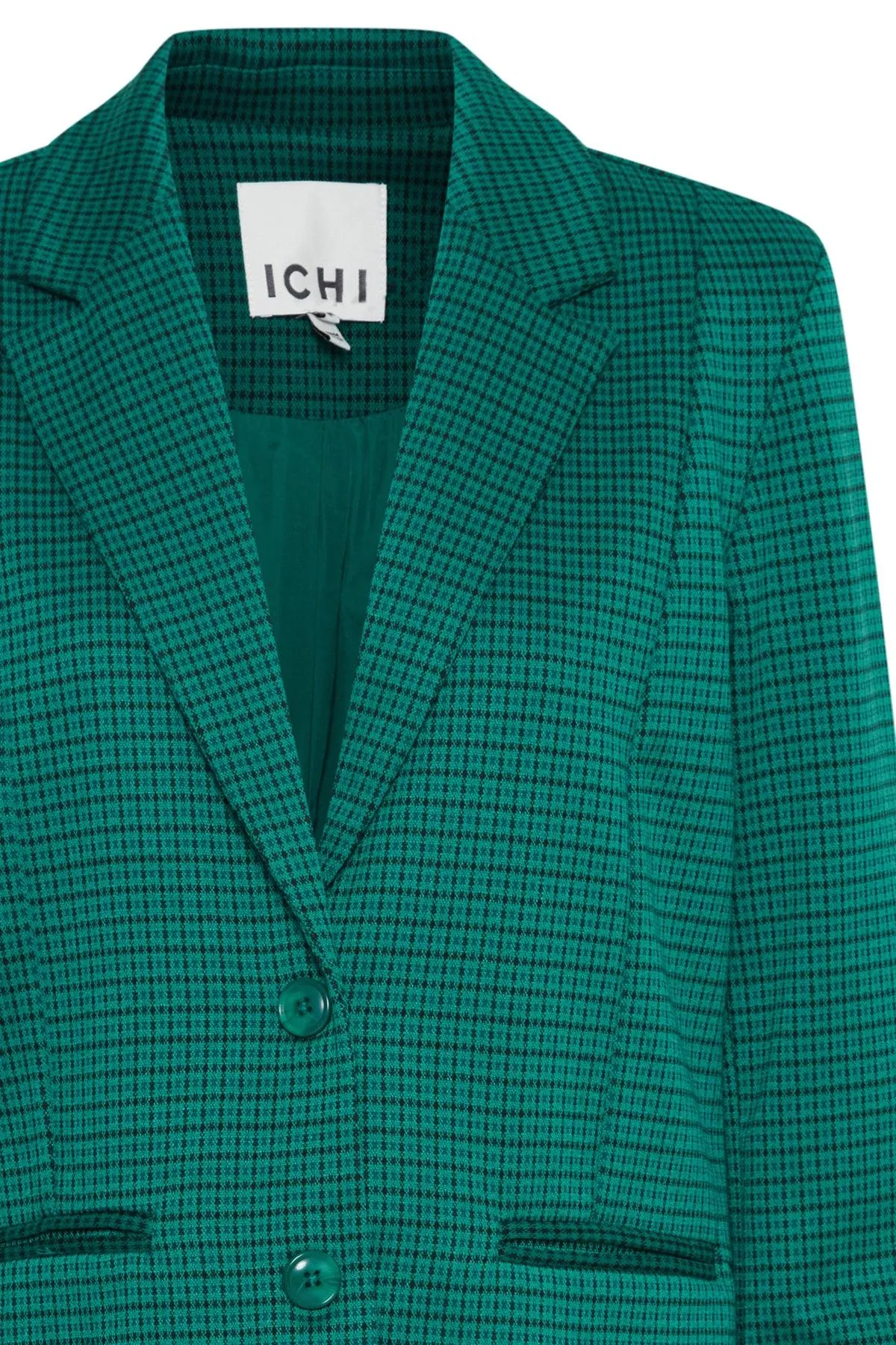 Blazer ICHI Kate Oversize Cameleon Cadmium Green - Imagen 8