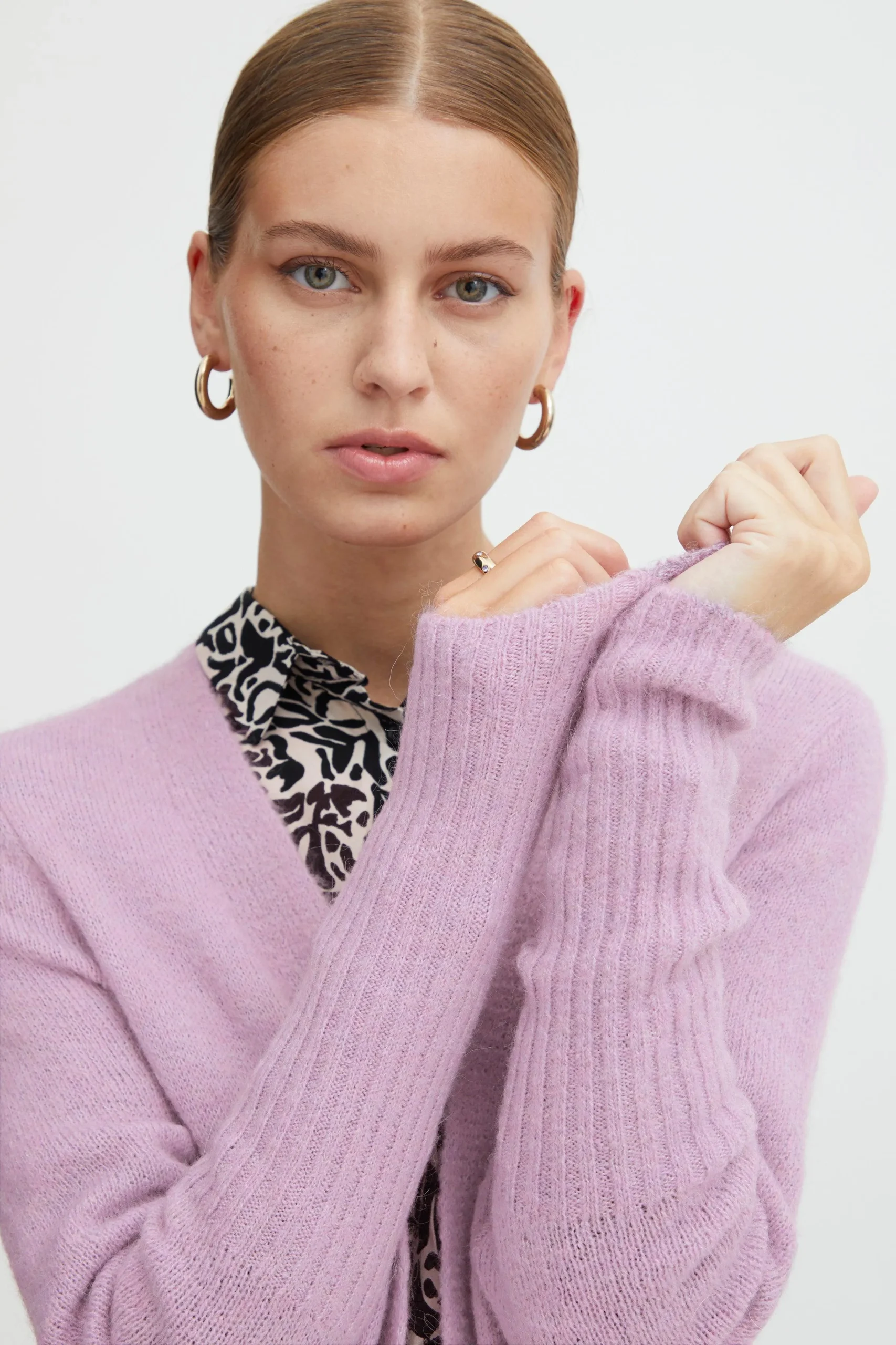Cardigan Kamara Smoky Grape - Imagen 3