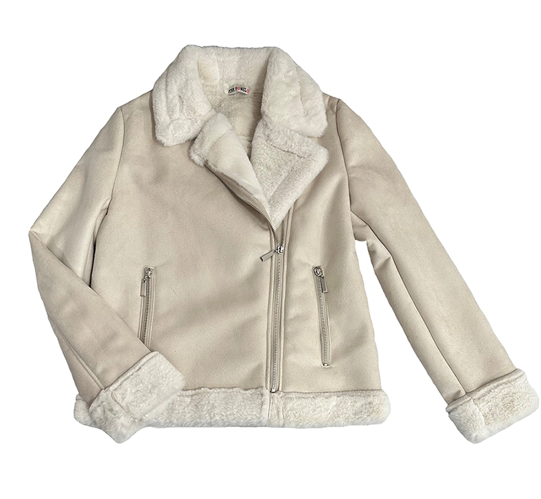CHAQUETA DOBLE FAZ BEIGE - Imagen 4
