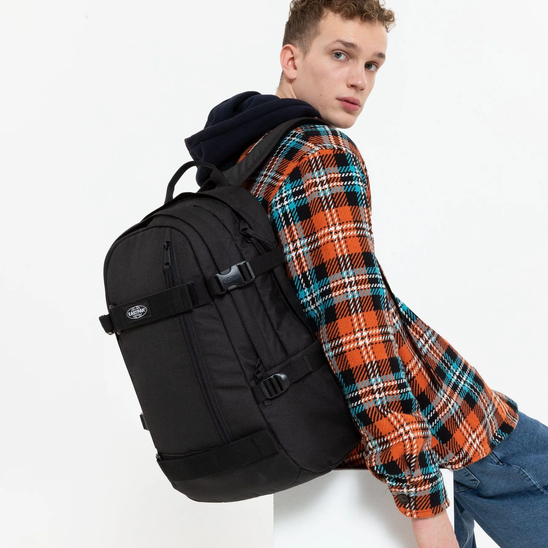 Mochila Eastpak GETTER CS Mono Black2 - Imagen 2