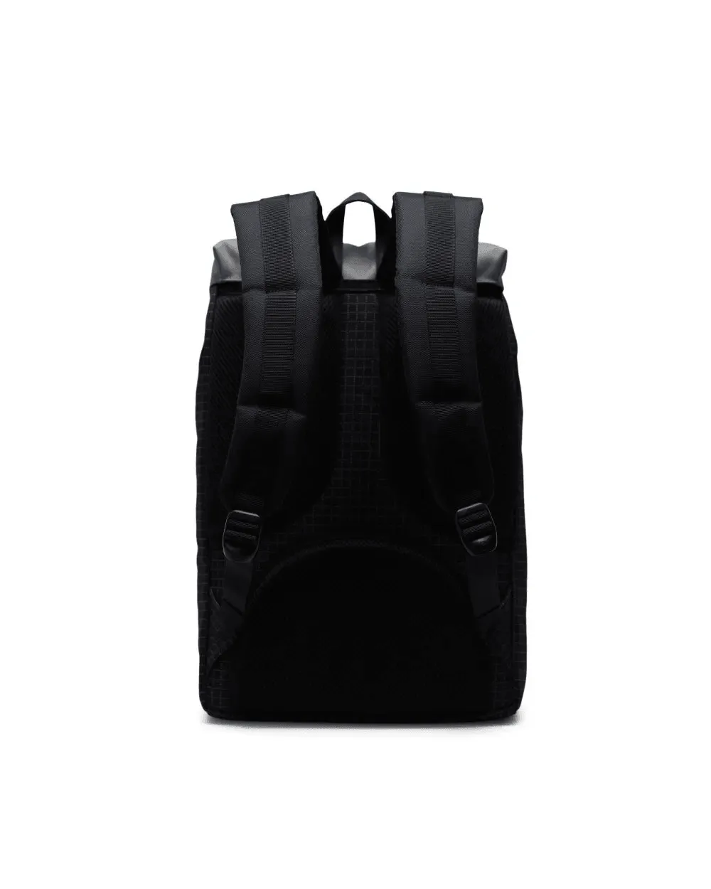 Mochila Herschel Little America Mid Volume Black Grid Gargoyle Sun Orange - Imagen 3