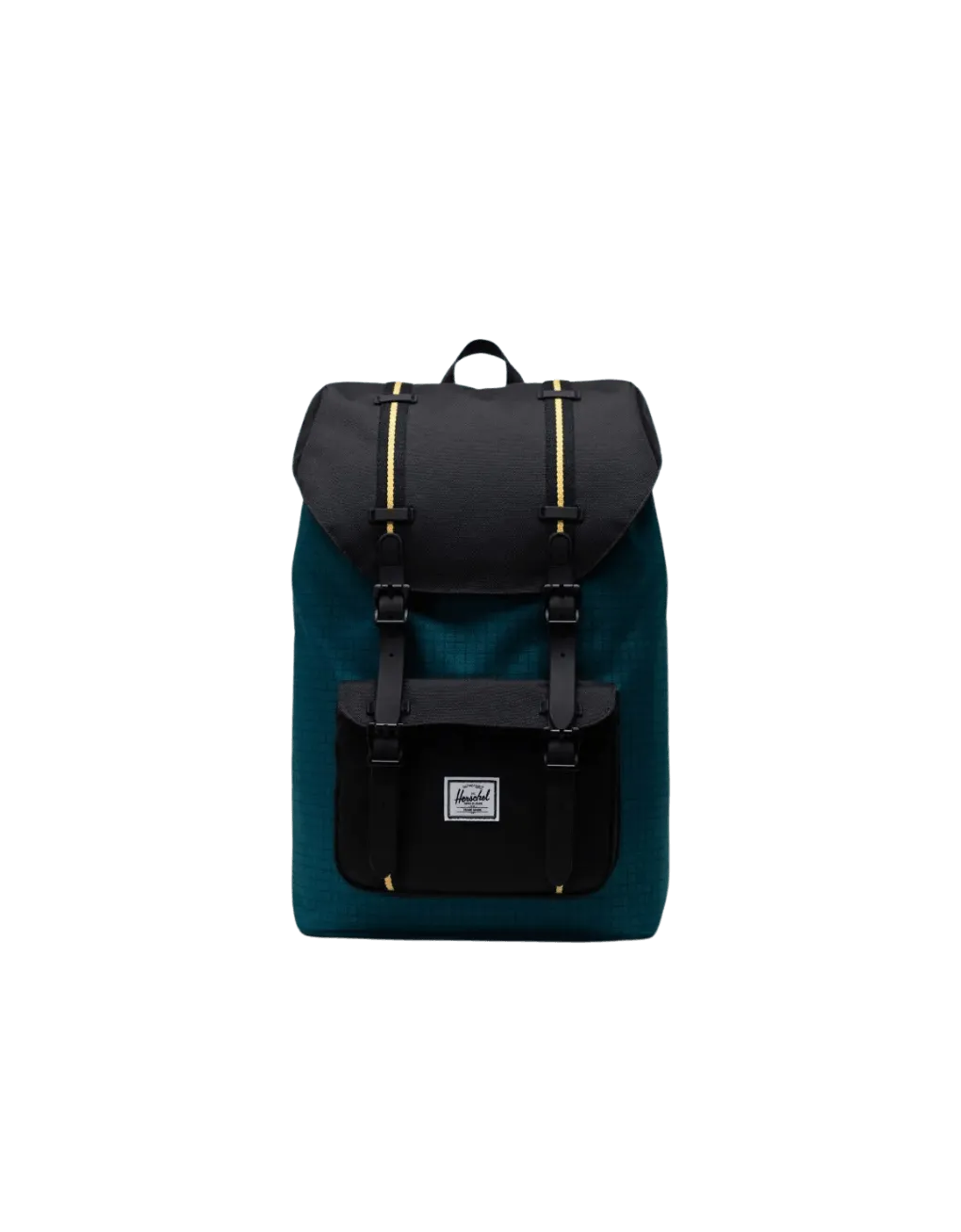 Mochila Herschel Little America Mid Volume Harbour Blue Grid Black Amber