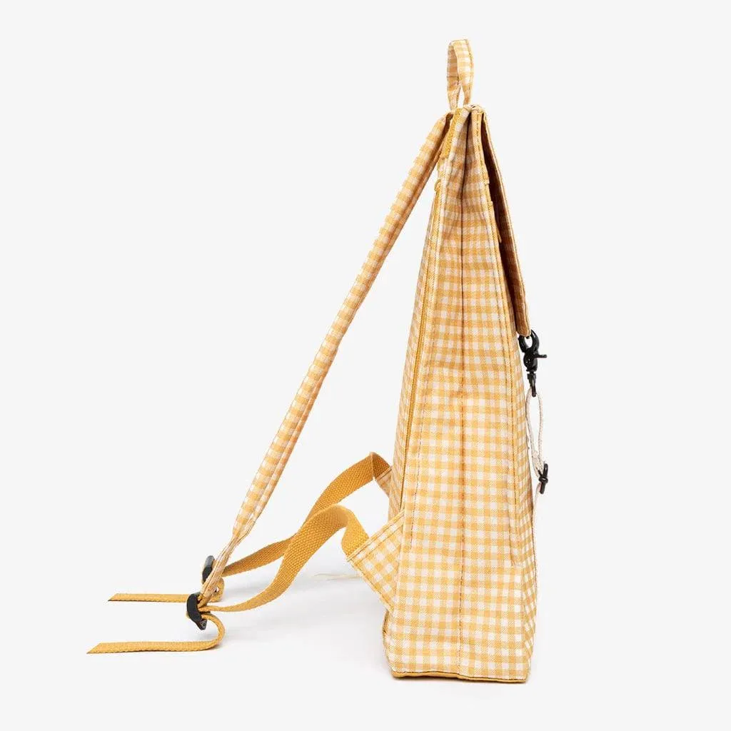 Mochila Lefrik Handy Vichy Mustard - Imagen 5
