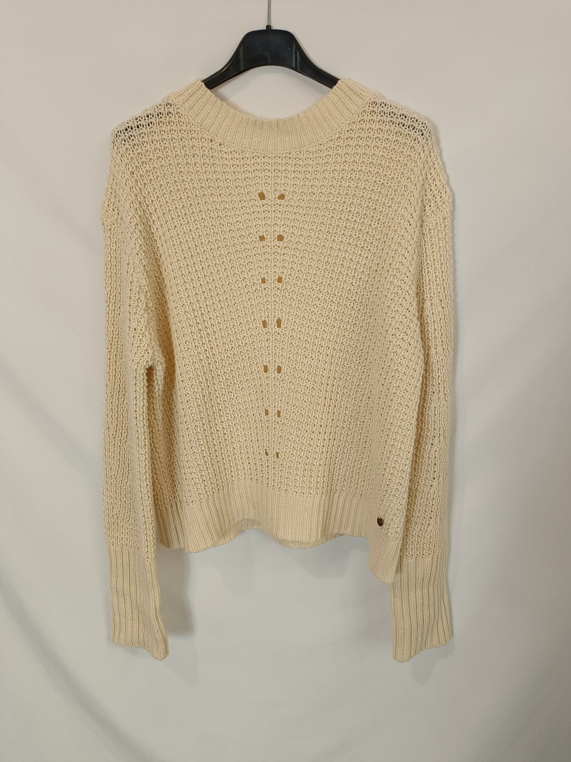 SCALPERS. Jersey beige troquelado T.m - Imagen 2