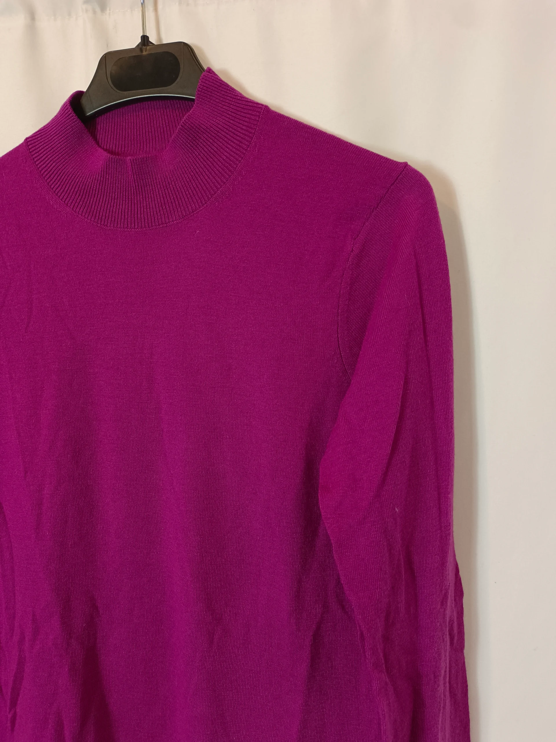 MASSIMO DUTTI. Jersey rosa cuello perkin T.s - Imagen 2