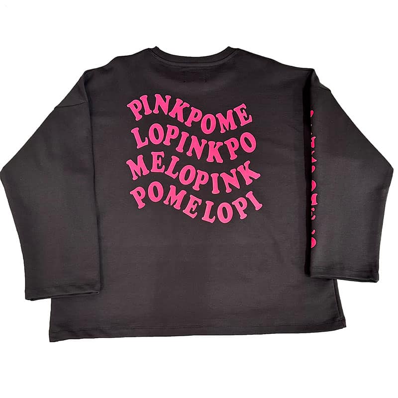 Sudadera Oversize Antracita Coral Flúor - Imagen 4