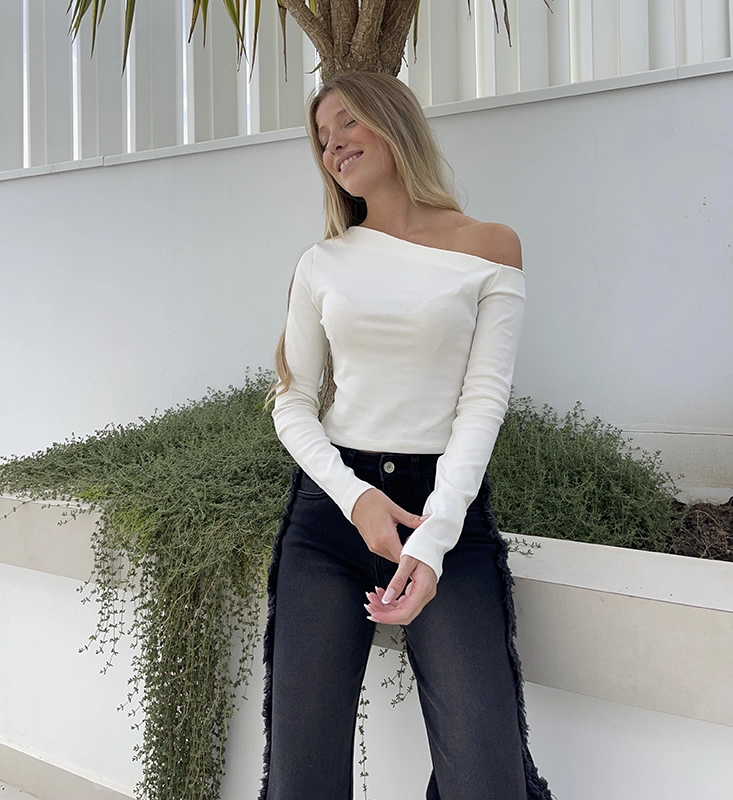 Top Clara Blanco